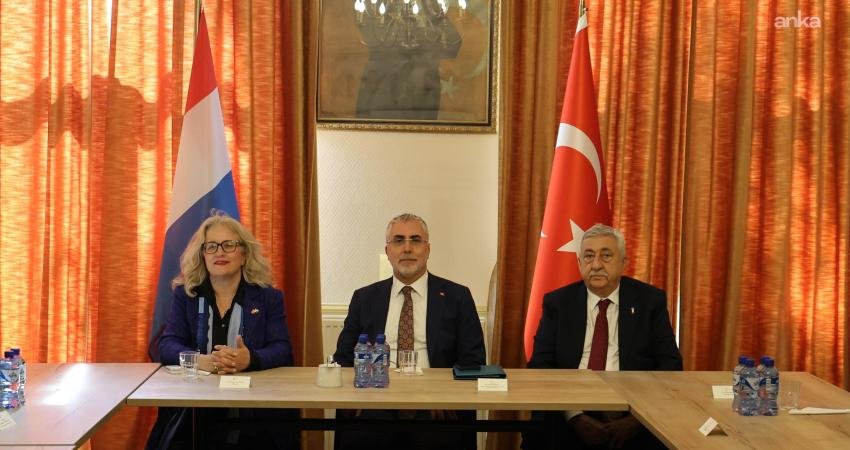 Çalışma ve Sosyal Güvenlik Bakanı Vedat Işıkhan, Hollanda ziyareti kapsamında