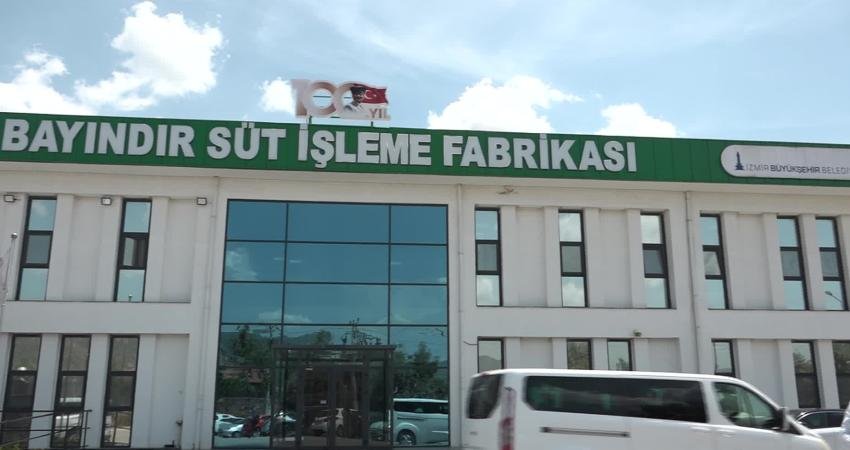 İzmir Büyükşehir Belediyesi çatısı altındaki 100’üncü Yıl Bayındır Süt İşleme