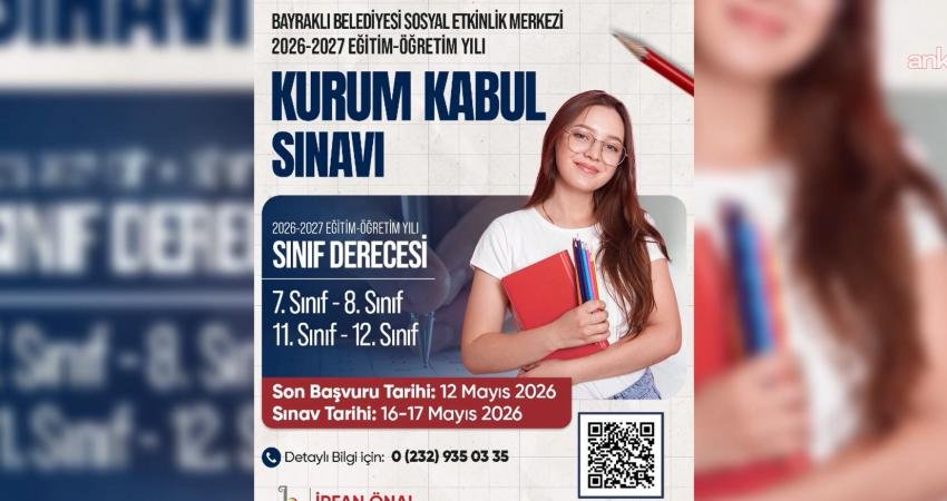 Bayraklı Belediyesi Sosyal Etkinlik Merkezi, 2026-2027 eğitim-öğretim dönemi için yeni