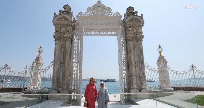 Türkiye’yi ziyaret eden Belçika Kraliçesi Mathilde, Cumhurbaşkanı Recep Tayyip Erdoğan'ın