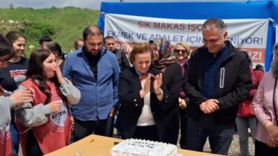 BİRTEK-SEN Genel Başkanı Mehmet Türkmen, tahliye edilmesinin ardından ilk ziyaretini