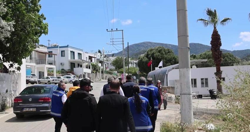 Bodrum Belediye Başkanı Tamer Mandalinci, iki gün süren saha programı