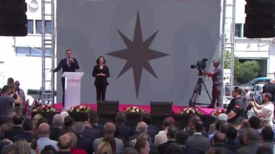 Bornova Belediyesi'nin Doğanlar Kent Bostanı, CHP Genel Başkanı Özel'in katılımıyla