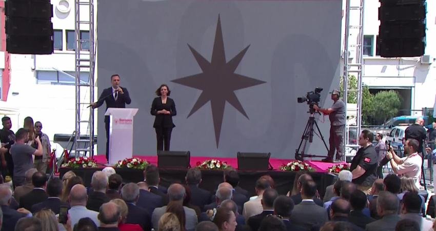 Bornova Belediyesi'nin Doğanlar Kent Bostanı, CHP Genel Başkanı Özel'in katılımıyla