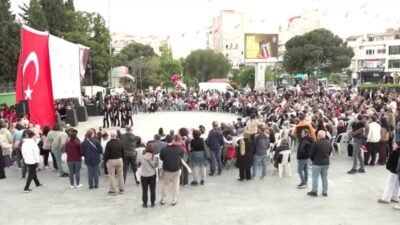 Bornova Belediyesi tarafından Hıdırellez coşkusuyla yeniden düzenlenen Dünya Dans Günü