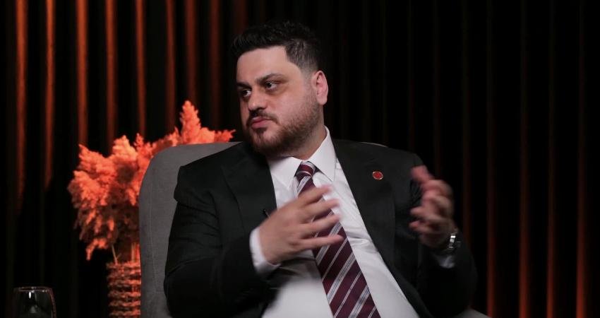 Bağımsız Türkiye Partisi (BTP) Genel Başkanı Hüseyin Baş, konuk olduğu