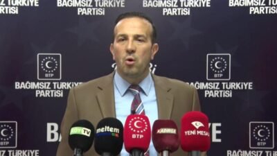 Bağımsız Türkiye Partisi (BTP) Sözcüsü Lütfullah Önder, "Ana muhalefet partisine kısa