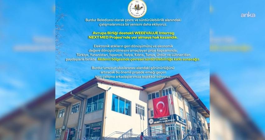 Burdur Belediyesi, çevre ve sürdürülebilirlik alanındaki çalışmalarına bir yenisini daha