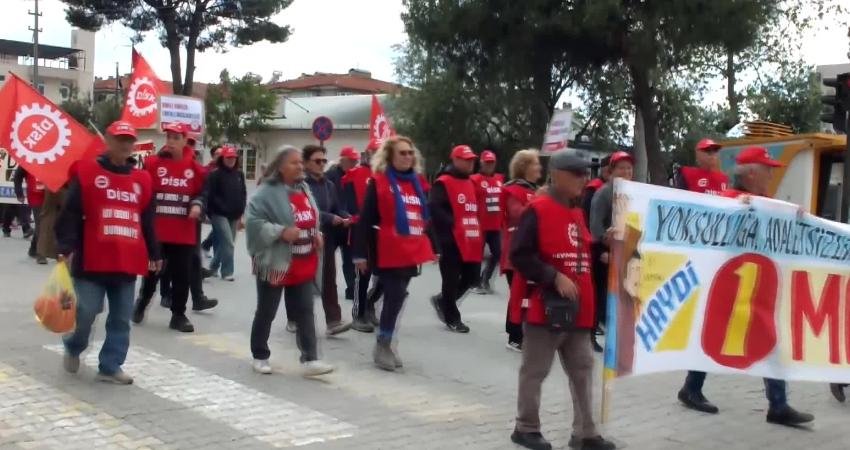 Balıkesir’in Burhaniye ilçesinde 1 Mayıs Emek ve Dayanışma Günü, işçi