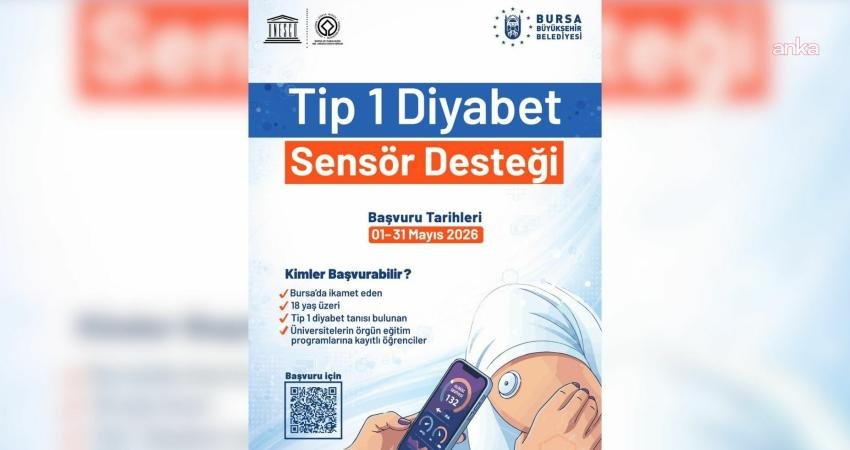 Bursa Büyükşehir Belediyesi, sosyal güvencesi bulunmayan Tip 1 diyabet hastası