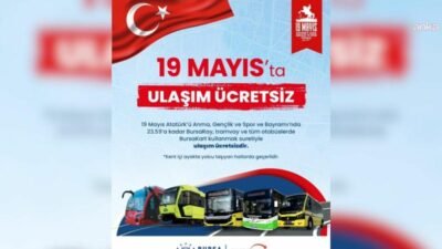 Bursa Büyükşehir Belediyesi, vatandaşların tören ve kutlamalara kolaylıkla ulaşabilmesi amacıyla