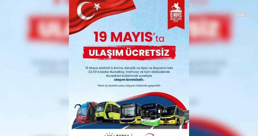 Bursa Büyükşehir Belediyesi, vatandaşların tören ve kutlamalara kolaylıkla ulaşabilmesi amacıyla