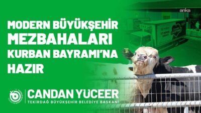 Tekirdağ Büyükşehir Belediyesi, Kurban Bayramı öncesinde vatandaşların ibadetlerini sağlıklı, güvenli