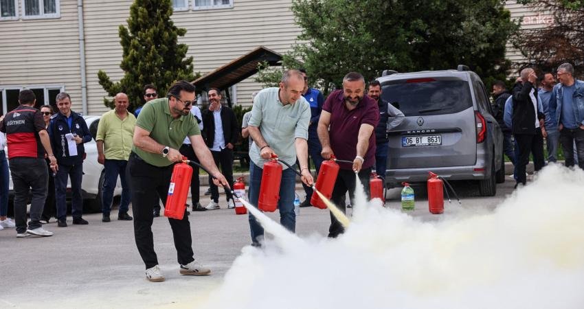 Çankaya Belediyesi'nin 430 personeli, kurum içi iş sağlığı ve güvenliği