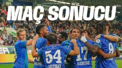 Trendyol Süper Lig’in 32. haftasında Çaykur Rizespor, sahasında Tümosan Konyaspor’u