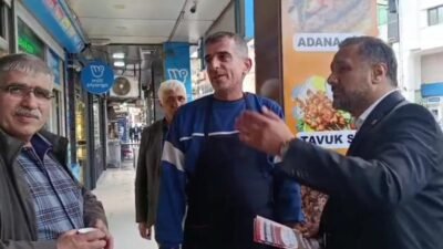 CHP Adıyaman örgütü sahaya inerek esnaf ve vatandaşların sorunlarını dinledi.
