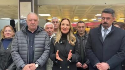CHP Genel Başkan Yardımcısı Aylin Nazlıaka, Sincan’daki Merkez Yeraltı Çarşısı’nın