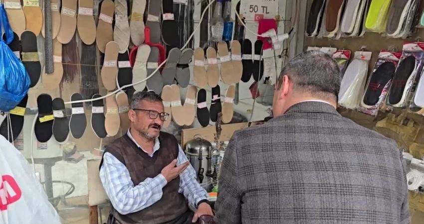 CHP Kırıkkale örgütü saha çalışmalarına devam ediyor. Kırıkkaleli bir ayakkabı