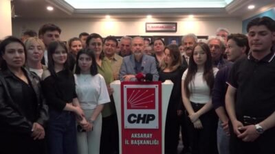 CHP Aksaray İl Başkanlığı, partinin 38. Olağan Genel Kurulu'nun iptaline