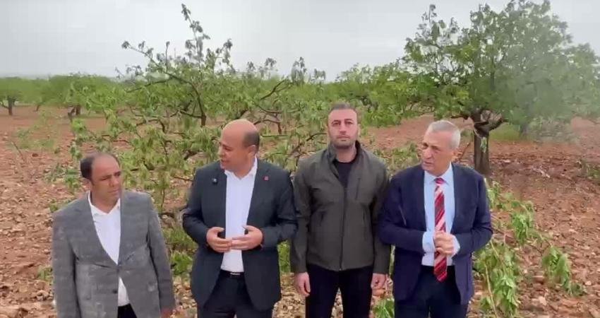 CHP Gaziantep İl Başkanı Vakkas Açar, kentteki hortum ve fırtınayla