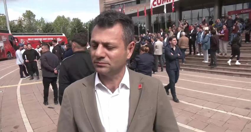 CHP PM Üyesi Ali Abbas Ertürk, Genel Merkez'de sabah saatlerinde