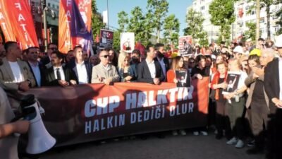 CHP Genel Merkezi'nin polisin biber gazlı müdahalesiyle tahliye edilmesi Mecidiyeköy