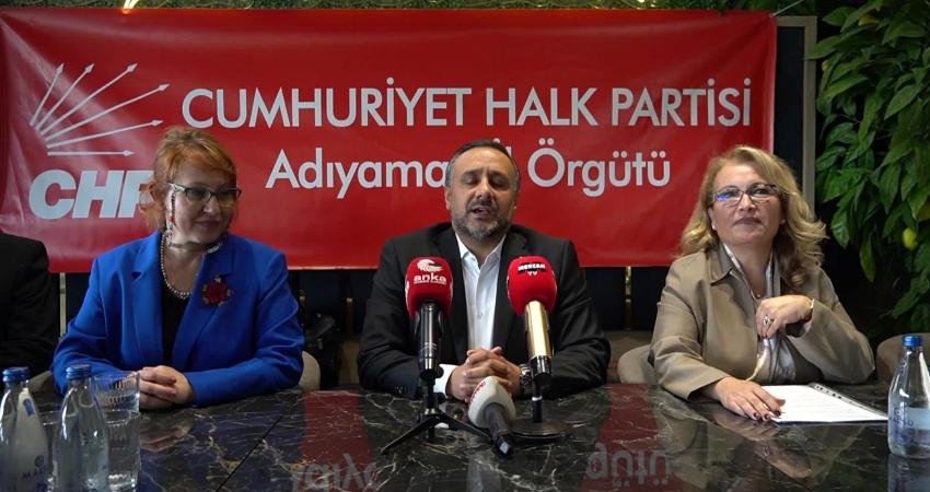 CHP'nin saha çalışmaları kapsamında Adıyaman’a gelen CHP Genel Başkan Yardımcısı