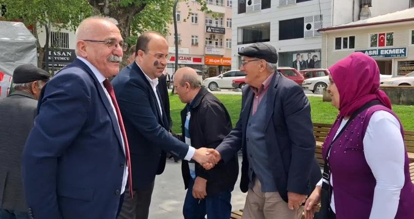 CHP’nin 81 ilde sürdürdüğü saha çalışmaları kapsamında Tokat’ın Erbaa ilçesinde
