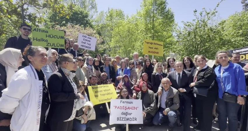 CHP heyetinin "Maden ruhsatlarıyla kuşatılan Karadeniz'de halkımızın yanındayız" sloganıyla başlattığı