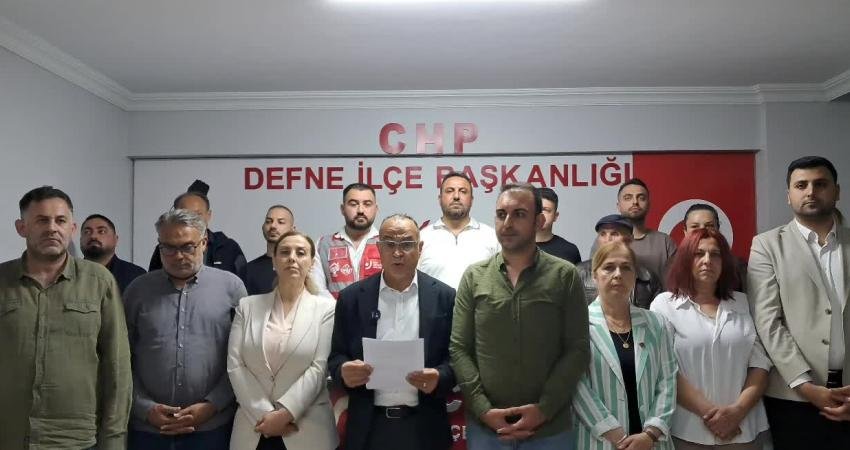 CHP Hatay İl Başkanı Mehmet Günenç, "Cumhuriyet Halk Partisi’ni kimin