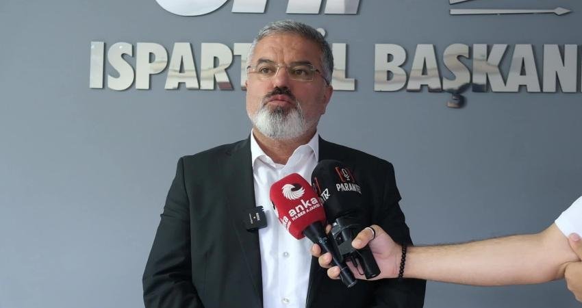 CHP Kurultayı’na iptal kararı… CHP Isparta İl Başkanı Karaca: “Özgür Özel’den gelecek talimatlara harfiyen uyacağız” CHP Isparta İl Başkanı Hasan Karaca, partisinin 38. Olağan Kurultayı’nın