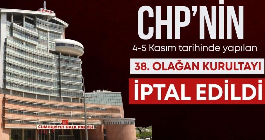 Doğru Parti CHP’nin 38. Olağan Kurultayı’nın iptaline ilişkin karara yönelik