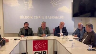 İYİ Parti Bilecik İl Başkanı Mehmet Can Kılınç, CHP Bilecik