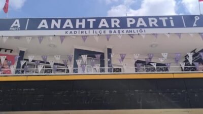 Anahtar Parti Kadirli İlçe Başkanı Gökhan Turanlıoğlu, CHP'nin 38. Olağan