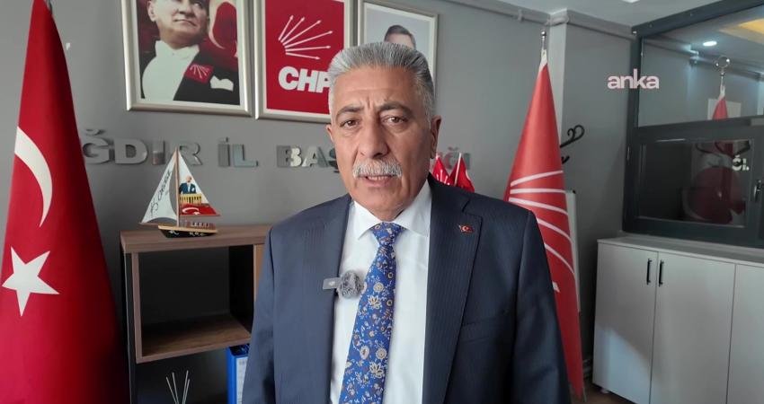 CHP Iğdır İl Başkanı Nizamettin Ada, CHP’nin 38. Olağan Kurultayı’nın