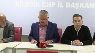 CHP Bilecik İl Başkanı Ali Özdemir, CHP’nin 38. Olağan Kurultayı’nın