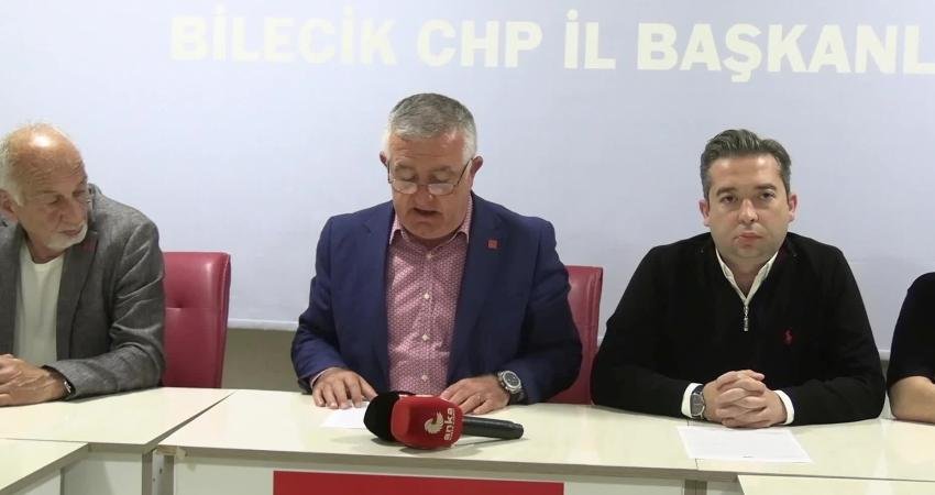 CHP Bilecik İl Başkanı Ali Özdemir, CHP’nin 38. Olağan Kurultayı’nın