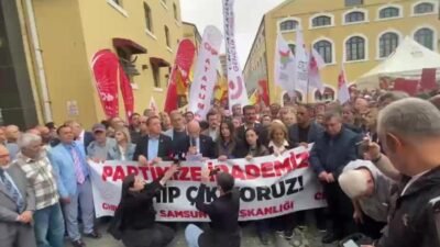 CHP Samsun örgütü ve yurttaşlar, Ankara Bölge Adliye Mahkemesi’nin CHP
