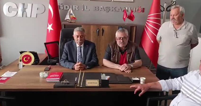 CHP Kurultayı’nın iptal kararı… TİP Iğdır İl Başkanı Sığıngan’dan CHP’ye destek ziyareti CHP’nin 38. Olağan Kurultayı'nın iptaline ilişkin kararın ardından Türkiye İşçi