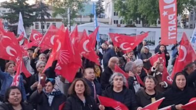 CHP Tokat İl Başkanlığı tarafından düzenlenen “Demokrasi Mitingi”nde siyasi partiler