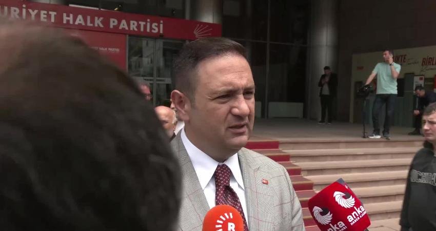 CHP Ankara Milletvekili Umut Akdoğan, CHP'nin 38. Olağan Kurultayı'nın iptal