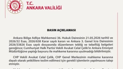 CHP Kurultayı’nın iptali… Ankara Valiliği: “Mahkeme kararının yerine getirilmesi konusunda Ankara Emniyet Müdürlüğü’ne talimat verilmiştir” Kemal Kılıçdaroğlu’nun avukatlarının CHP Genel Merkezi’nin boşaltılması talebiyle Ankara Emnilet