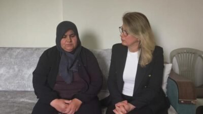 CHP Kadın Kolları Genel Başkanı Asu Kaya, Osmaniye'nin Toprakkale ilçesinde