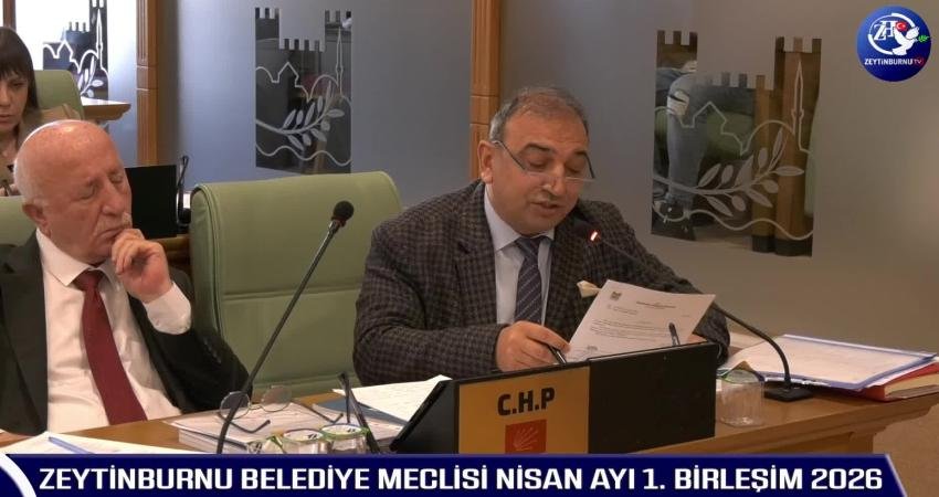 CHP'li Zeytinburnu Belediye Meclisi Üyesi Düzgün Kaya, belediyenin 2023 yılında