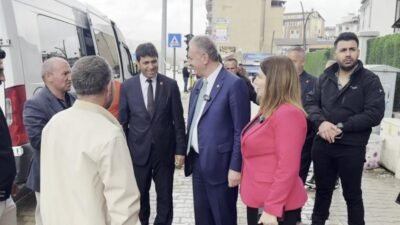 CHP Kocaeli Milletvekili Nail Çiler, partisinin saha çalışmaları kapsamında geldiği