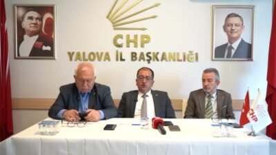 CHP Kırklareli Milletvekili Fahri Özkan, partisinin saha çalışmaları kapsamında Yalova'da