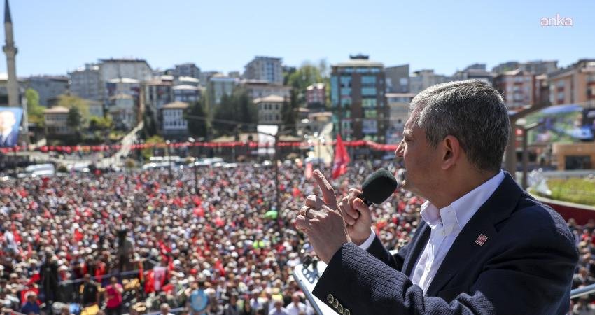 CHP’nin “Millet İradesine Sahip Çıkıyor” temalı mitinglerinin 109’uncusu 17 Mayıs