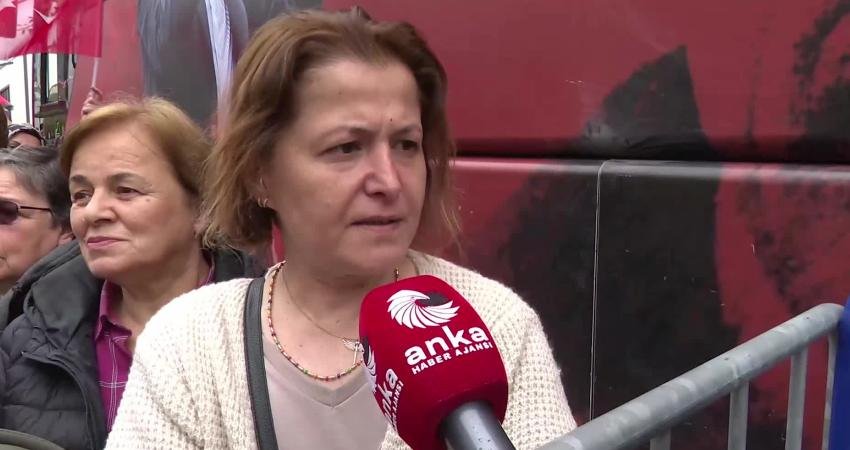 CHP'nin Karabük'te düzenlediği "Millet İradesine Sahip Çıkıyor" mitingine katılan emekli