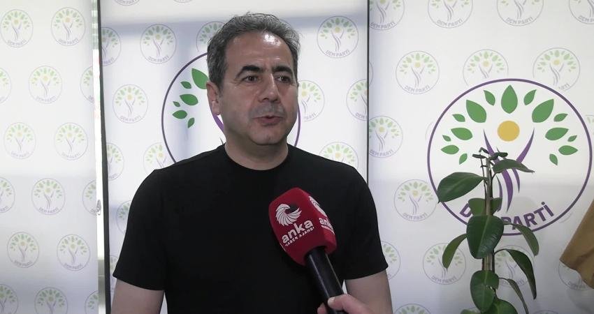 DEM Parti Diyarbakır İl Eş Başkanı Abbas Şahin, CHP'nin 38.