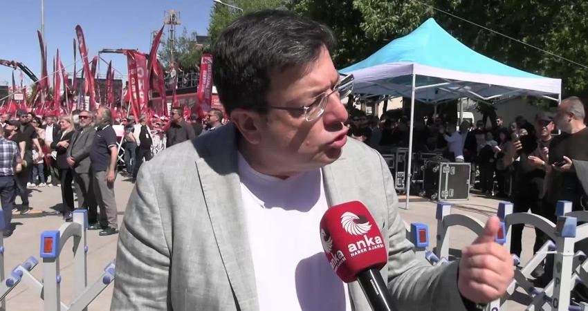 Çanakkale Belediye Başkanı Muharrem Erkek, CHP’nin Balıkesir’de düzenlediği “Millet İradesine